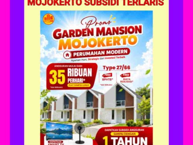 perumahan mojokerto subsidi terlaris viral ratusan unit terjual