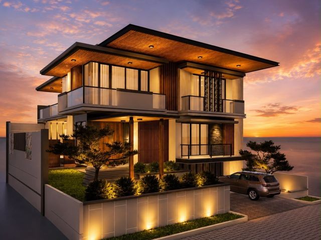 Rumah Ciamik 3 Lantai Modern Minimalis Raffles Garden Citraland Sby Barat Bonus Pool