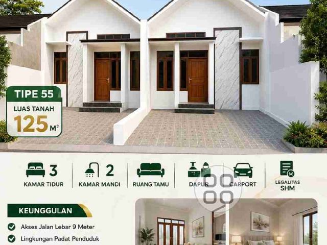 RUMAH LUAS, LOKASI STRATEGIS,