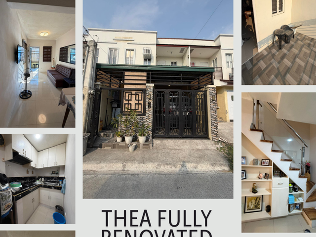 FULLY RENOVATED THEA TOWNHOUSE FOR SALE -LANCASTER NEW CITY CAVITE