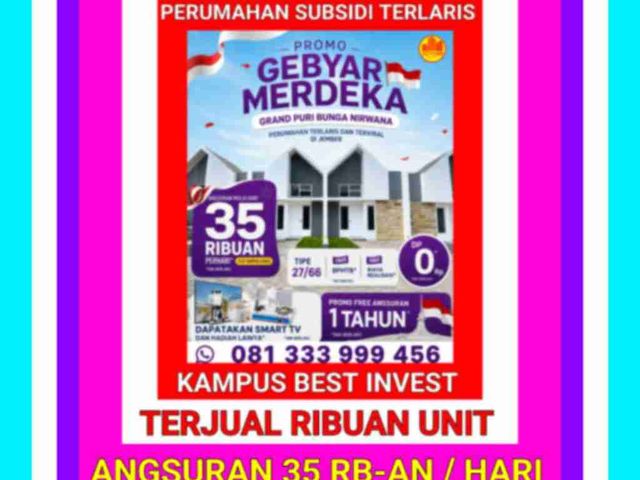 perumahan jember kampus subsidi viral terlaris ribuan unit