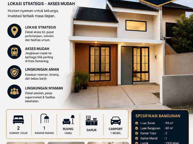 rumah baru siap huni pedurungan