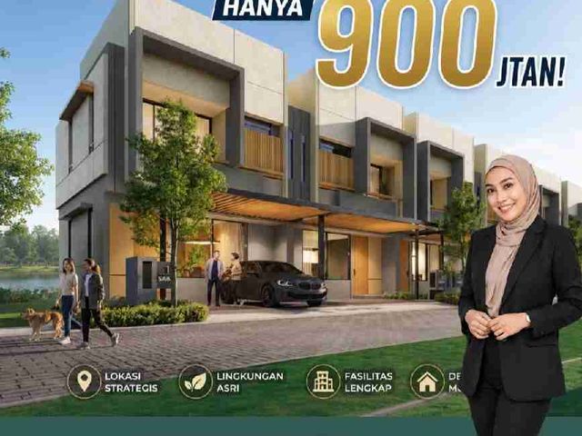Cluster termurah di harapan indah dengan view danau