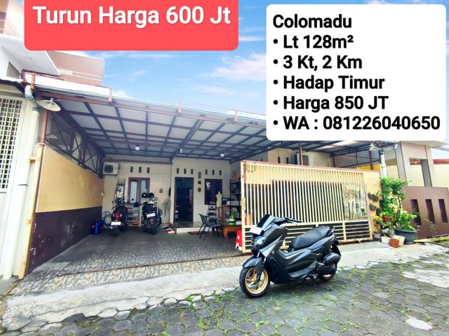 Jual Rumah Area Colomadu, Dekat Sumber, Pintu Tol Klodran