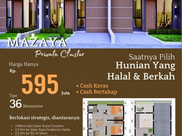 Rumah Baru Private Cluster Margahayu Raya Bandung