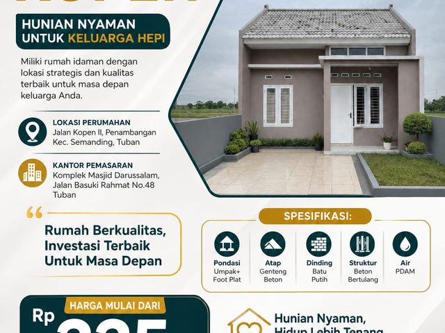 Mutiara Kopen – Hunian Modern dengan Suasana Nyaman.