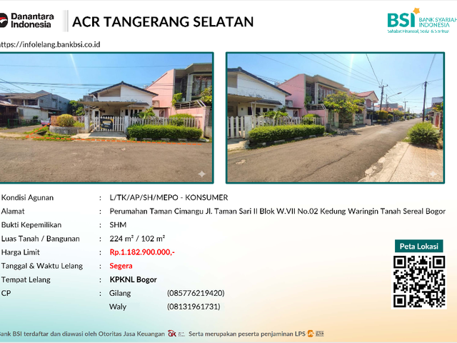 Rumah Murah Strategis di Bogor