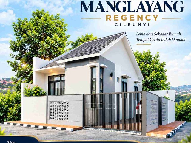 Rumah baru 600 Jutaan posisi hook di Manglayang Regency, Bandung