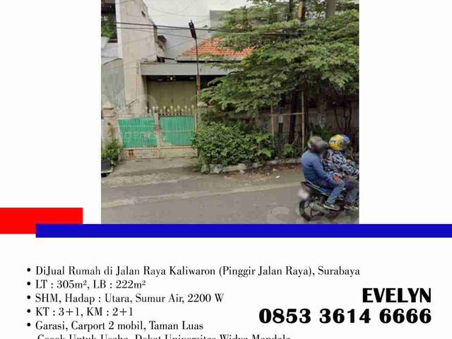 DiJual Rumah di Jalan Raya Kaliwaron