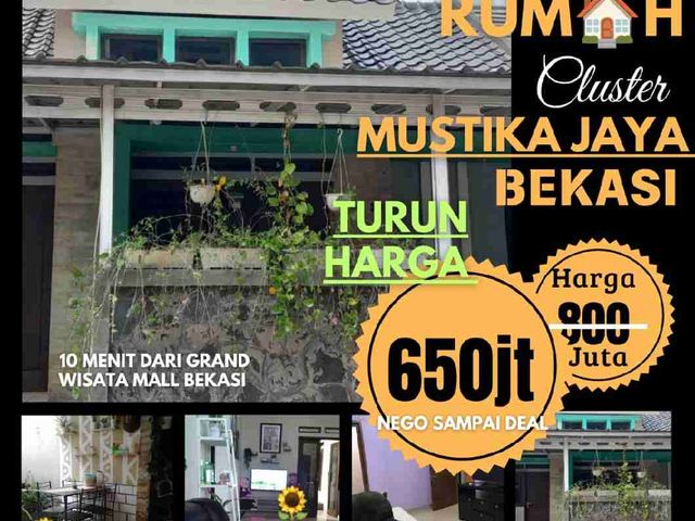 JUAL RUMAH NEGO SAMPAII DEAL MUSTIKA JAYA BEKASI