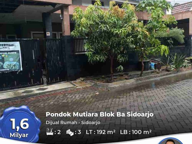 Dijual Rumah Pondok Mutiara