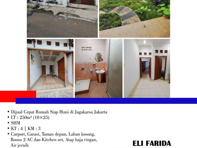 Dijual Cepat Rumah Siap Huni di Jagakarsa Jakarta