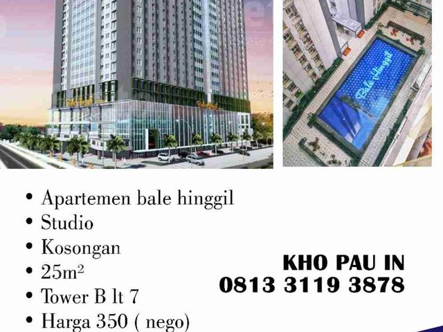 dijual Apartemen bale hinggil