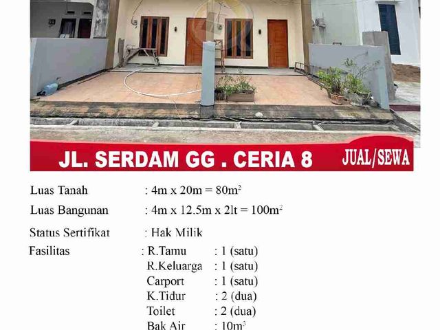 Rumah Sewa dan Jual