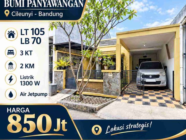 Dijual cepat rumah di Komplek Bumi Panyawangan, Cileunyi Bandung