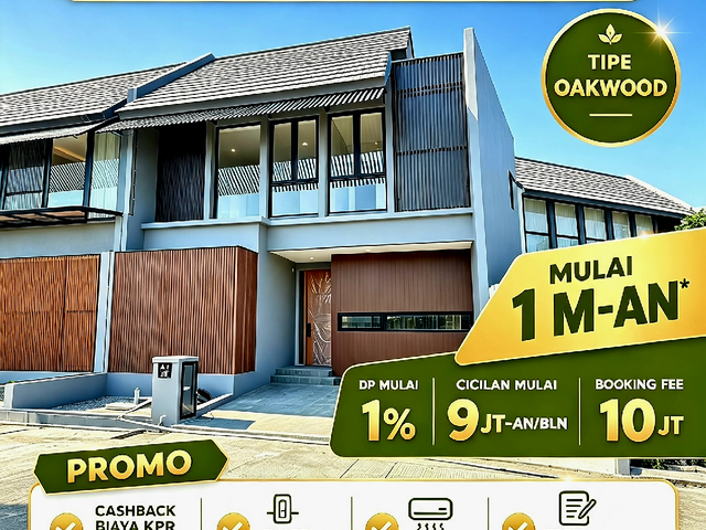 ADIVASA OAKWOOD 9JT/BLN SIAP HUNI
