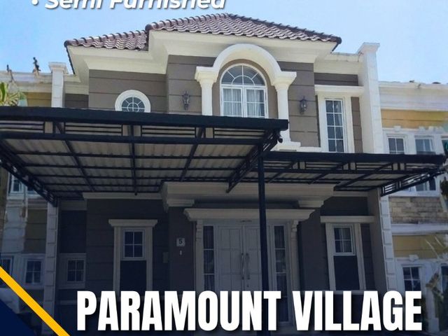 Rumah Semi Furnished di Paramount Village Semarang Barat