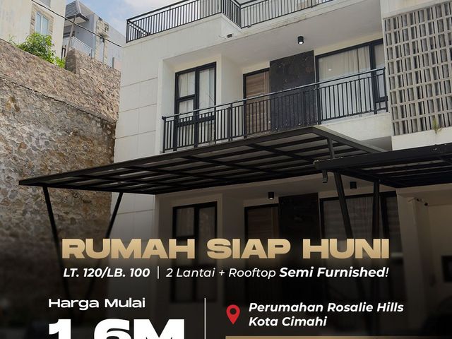 Rumah Rooftop di Cimahi