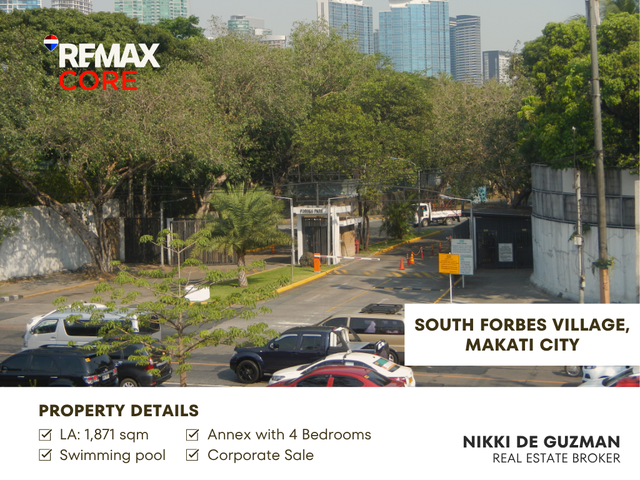 FOR SALE: House and Lot in South Forbes, Makati City