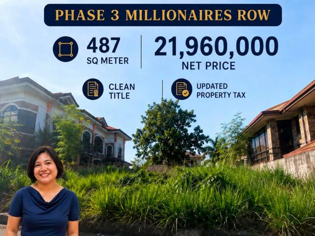 Residential Lot for Sale in Xavier Estates Phase 3, Cagayan de Oro City – 487 sqm