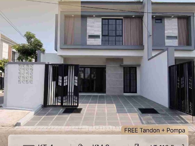 Rumah Hook Minimalis Sutorejo Lebar 9 Dekat Kampus Unair C & GM