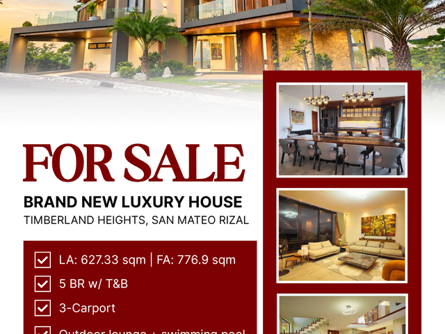 FOR SALE: Balai Maharlika - The Asymmetrical House in Banyan Crest, Timberland Heights, Guitnang Bayan, San Mateo Rizal