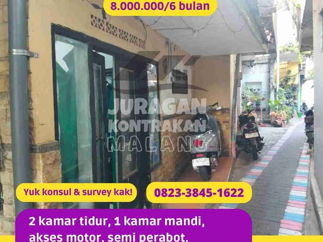 sewa Rumah 2 kamar jalan kaki ke UB UM veteran Malang