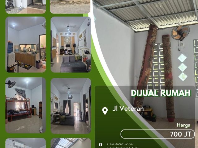 Dijual Rumah Tengah Kota Jalan Veteran Pekanbaru Kota Siap Huni!