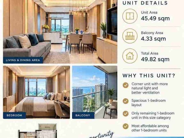 RARE FIND: 1-BEDROOM CORNER UNIT AT MANDANI BAY QUAY TOWER 2!
Looking for a standout property to offer your clients? Here’s an opportunity worth presenting!