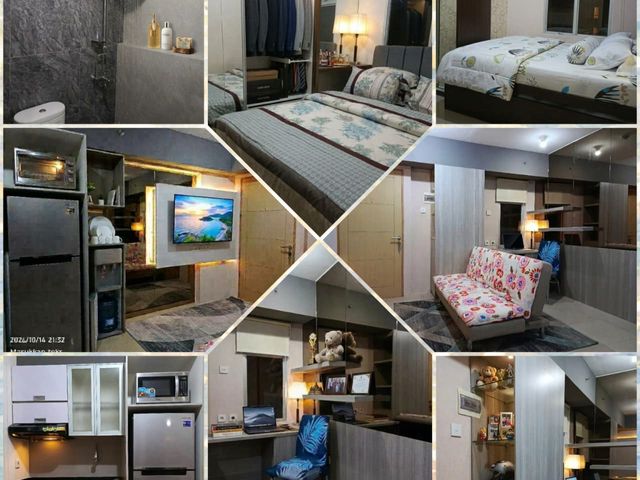 Dijual Cepat Apartemen Educity Princeton Pakuwon City Surabaya Timur 3BR jadi 2BR Full Furnished