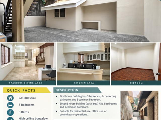 5 Bedrooms House / Commissary / Office for  Lease in Quezon City *Sta Mesa Heights