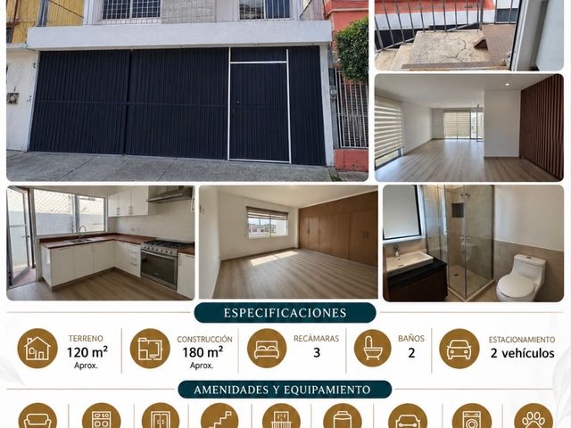¡CASA EN RENTA EN TLALNEPANTLA, ESTADO DE MÉXICO!