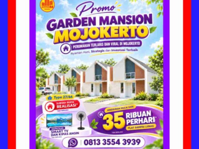 perumahan mojokerto terlaris subsidi viral ratusan unit terjual