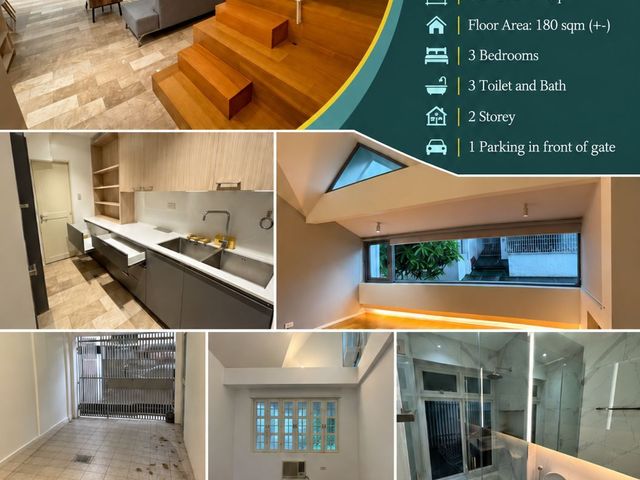 3BR Townhouse for Rent in Quezon City *New Manila Townhomes