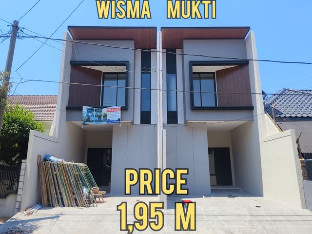 BARU GRESS RUMAH WISMA MUKTI MINIMALIS MODERN.  DEKAT ITS, ITATS, MERR, UNAIR, KLAMPIS, KERTAJAYA, DHARMAHUSADA, SEMOLOWARU, NGINDEN, Dll