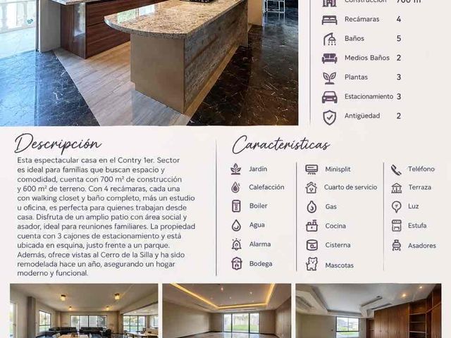 CASA AMPLIA Y MODERNA EN VENTA