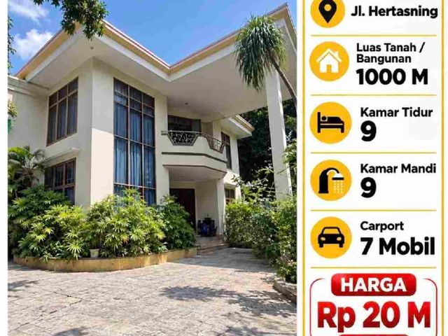 Dijual Rumah Mewah 2 lantai Jl. Hertasning Makassar