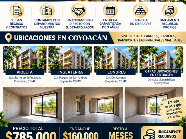 DEPARTAMENTOS PREVENTA