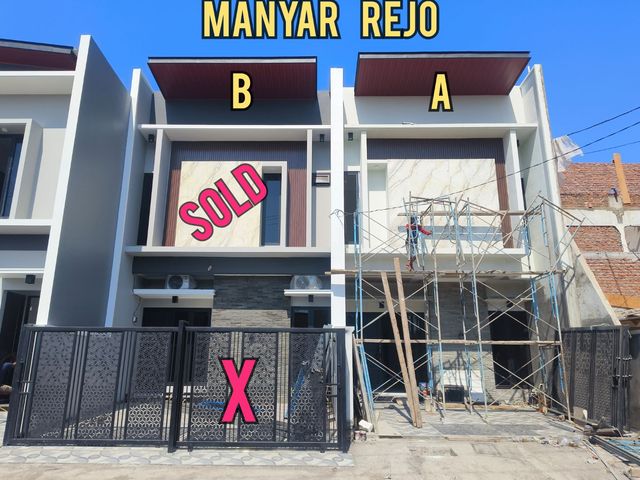 BARU GRESS RUMAH MANYAR REJO MINIMALIS. DEKAT KLAMPIS, NGINDEN, MERR, ITS, UNAIR, KERTAJAYA, DHARMAHUSADA, SEMOLOWARU, Dll