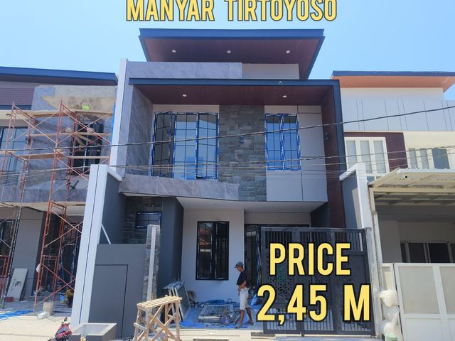 BARU GRESS RUMAH MANYAR TIRTOYOSO MINIMALIS MODERN. DEKAT ITS, ITATS, MERR, UNAIR, KLAMPIS, KERTAJAYA, DHARMAHUSADA, SEMOLOWARU, NGINDEN, Dll