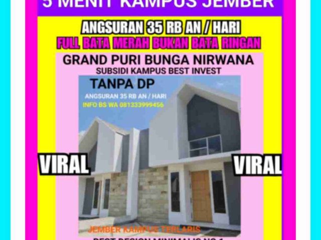 perumahan jember subsidi kampus terlaris viral ribuan unit terjual