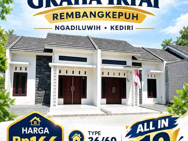 di jual rumah subsidi di Rembangkepuh Ngadiluwih Kediri Graha Irfai Rembangkepuh ngadiluwih Kediri
