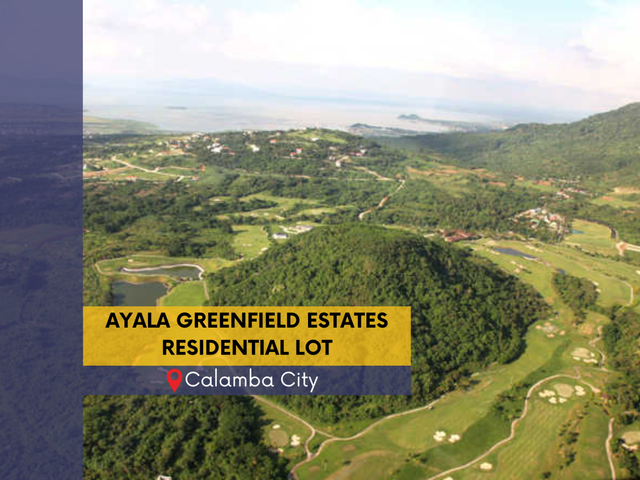 Residential Lot For Sale in Ayala Greenfield Estates at Calamba City