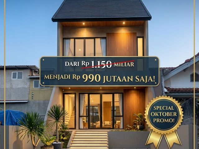 Rumah Nyaman Mandalajati 2 Lantai 900 Jt