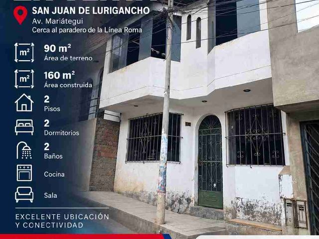 🏡 CASA DE 2 PISOS EN VENTA – SJL