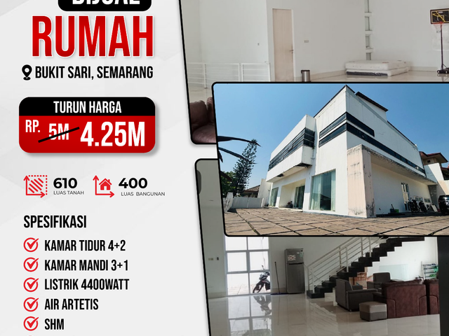 Rumah 6 kamar di Bukit Sari