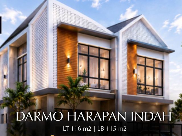 DIJUAL RUMAH DARMO HARAPAN INDAH