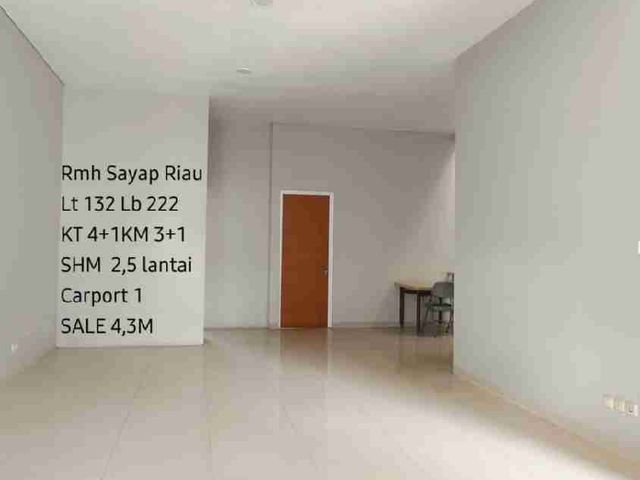 Rumah Modern Sayap Riau Bandung