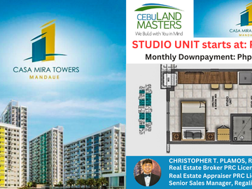 For Sale: Studio at Casa Mira Towers Mandaue by Cebu Landmasters Inc. - 20.13sqm.
