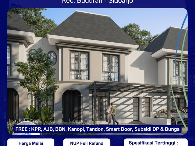 Dijual Rumah Citra Garden Sidoarjo start 1.2Man Subsidi DP dan Bunga